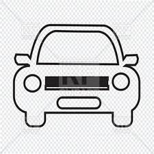 Car Outline Front View 190244 Download Royalty Free Vector Clipart Eps Free Vector Clipart Vector Artwork Cute Cars