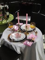 A Modern Valentine S Day Table Setting For Two Dinner Table Setting Cheap Table Decorations Valentines Day Dinner
