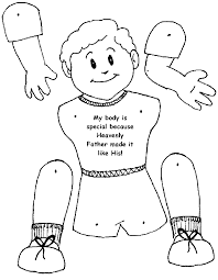 Great resource for teaching behold your little ones lesson 9: Coloring Page Of Boy Body Coloring Home