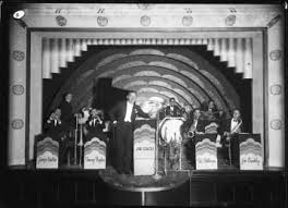 94 63 1 8 19 Glass Negative Half Plate Jim Coates Dance Band At Mark Foy S Empress Ballroom Sydney New Dance Bands Glass Plate Negatives Museum Collection