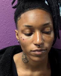 Anti-eyebrow surface staple by Seth Williams @planetxseth Seth, the legend  himself, is piercing all day today until 9:00 P. M. ! Appointment is best.  Call to book: (303) 745-0959 #inked #tattoo #ink #