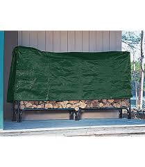 Protect your fire pit investment with a fire pit cover. Wood Storage Rack Cover Fireplace Hearth At L L Bean