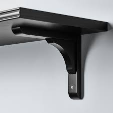 May be combined with other products in the lack series. Bergshult Ramshult Wall Shelf Brown Black Ikea