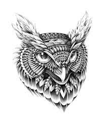 Tribal Owl Designs Google Search Geometric Tattoo Owl Tattoo Design Owl Tattoo