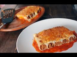 Receta paso a paso con fotografías para hacer canelones de carne picada. Canelones De Carne Picada Youtube