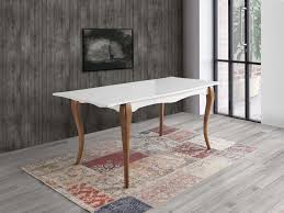 طاولة سفرة تركي موديل نبتا فخمة بتصميم مودرن من الخشب الطبيعي مواسم متجر الأثاث المنزلي والمكتبي العصري