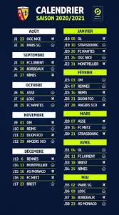 Calendrier Nice En Ouverture Et Paris Tout De Suite A Bollaert Tres Chaud D Entree Pour Le Rc Lens