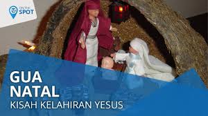 Simbol palungan kasih karunia dalam kekristenan, dari bayi yesus dalam palungan, kaca. Gua Natal Kandang Natal Mengisahkan Kelahiran Yesus Tribun Video
