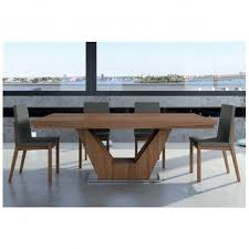 Mesa redonda modelo 920 fabricado en españa tablero marino abedul. Mesa De Madera Natural Extensible Con Pie Central Modelo Verona