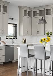 The style of frosted glass cabinets that you choose can easily change the look and feel of your kitchen. Dgi Devon Grace Interiors Indiana New Build
