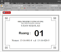 Klik sekali lagi baris link format nomor dan denah duduk peserta ujian sd otomatis di atas untuk mendapatkan berkas filenya. Aplikasi Administrasi Ujian Komplit