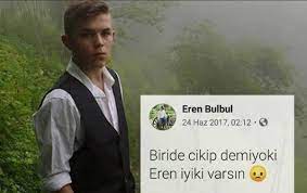 Jun 24, 2021 · şehit eren bülbül'ün, facebook paylaşımının üzerinden 4 yıl geçti pkk'lı teröristler tarafından şehit edilen eren bülbül'ün facebook üzerinden yaptığı paylaşım, yıl dönümde unutulmadı. Sehit Eren Bulbul Un Facebook Paylasiminin Uzerinden 4 Yil Gecti