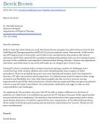 If you want to apply for the post of a nurse at a hospital or a medical organization, you will have to come up with a splendid resume that immediately. How To Write An Entry Level Pt Cover Letter Berxi