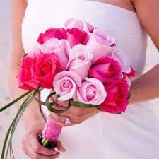 Light candy pink bridal bouquet, classic wedding rose bouquet, rustic boho flower bouquet, design in rose and peony. Rom Dkpnkltpnk Bride Jpg 287 287 Pink Rose Wedding Bouquet Pink Wedding Flowers Bridal Bouquet Pink