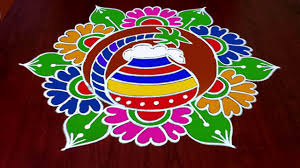 Latest muggulu designs, floral, chowk, dotted, kalash & 'happy uttarayan' rangoli patterns to bring in. Bhogi Kundala Kolam Sankranthi Muggulu 2020 Easy Pongal Pot Rangoli Rangoli World Youtube