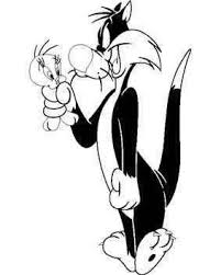 Coloring pages for tweety and sylvester (cartoons) ➜ tons of free drawings to color. Tweety Bird And Silvester Cat Coloring Page Cat Coloring Page Coloring Pages Cartoon Coloring Pages