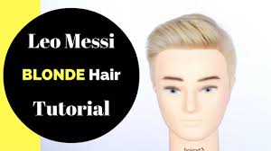 There's no magic solution other than more and more practice and day watch how messi attacks an opponent with space behind the defender to run into: Lionel Messi Blonde Hair Tutorial Thesalonguy Youtube