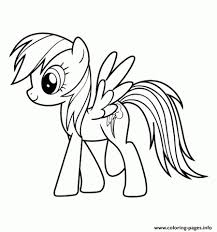 An important job for a pony! Get This Rainbow Dash Coloring Pages For Toddlers 74182