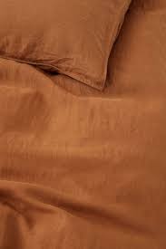 Washed Linen Duvet Cover Set Light Brown Home All H M Us Washed Linen Duvet Cover Linen Duvet Linen Duvet Covers