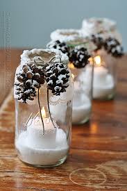 Make the beautiful frosted glass vase from an old pickle jar. 16 Cutest Diy Christmas Mason Jar Decorations Shelterness