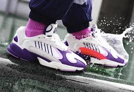The dragon ball z x adidas collection will include special colorways/iterations of sever adidas models said to resemble the style and motif of certain dragon ball z characters. Buy The Dragon Ball Z X Adidas Yung 1 Frieza Here Kicksonfire Com