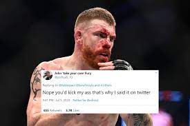 The irish dragon opened up on his decision after ufc vegas 27. Read Paul Felder S Hilarious Twitter Interaction With Fan Who Asked Him To Focus On Commentary Mma India