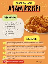 Resep Ayam Crispy Sederhana dan Gurih, Cocok untuk Hidangan Keluarga