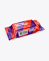 Download Glossy Candy Package Mockup Half Side View Packaging Mockups Vector Mockups Free Download