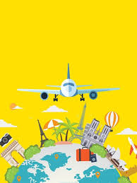 Jet Airplane Aircraft Plane Background Travel Advertising Airplane Travel Cartoon Airplane