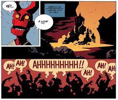 Hellboy and abe go to druggan hill in england investigating the theft of a box which is a prison for the demon ualac. Hell Hellboy Wiki Fandom
