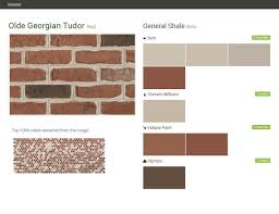 Brick General Shale Brick Olde Georgian Tud Brick Exterior House Red Brick Paint Brick