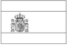 Bandera De España Para Colorear