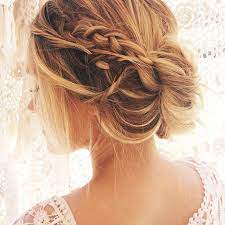Braids don't fill out the way they should, and ballerina buns always end up on a miniature scale. Simple Updos For Long Thin Hair Novocom Top