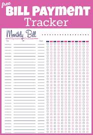 Free Printable Bill Tracker Manage Your Monthly Expenses Bill Tracker Printable Budgeting Budgeting Finances