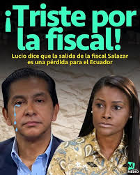 ATENCIÓN || El expresidente #LucioGutiérrez se pronunció sobre la renuncia  de la fiscal #DianaSalazar, destacando su trabajo durante los últimos seis  años. “La fiscal hizo un caso importante”, dijo al referirse al