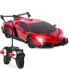 Coupes sold for around $3.9 million, while roadsters were even more expensive at around $4.5 million. Best Choice Products 1 24 Officially Licensed Rc Lamborghini Veneno Sport Racing Car W 27mhz Remote Control Red Walmart Com Walmart Com
