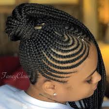 The fashioning of hair can be considered an aspect of personal grooming, fashion, and cosmetics, although practical, cultural, and popular considerations also influence some hairstyles. Straight Up Hairstyles 2021 South Africa 9 Versatile Fulani Braided Looks For 2021 The Fringes On The Front Are Chopped Very Professionally And Give A Very Stunning Look Trainertom