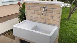 It can protect a siphon from gathering harmful chemicals and waste into the regular drinking water supply while the hose. Here Is How To Build Your Own Outdoor Sink Unit Ie
