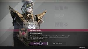 You'll be directed to explore . Destiny The Taken King How To Get The Sword A Broken Will Usgamer