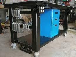 Welding Table Wheel Questions Miller Welding Discussion Forums Welding Table Welding Bench Welding Cart