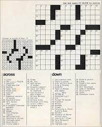 Play washington post's crossword puzzles online for free. It S About Tv Help Fill Out The Tv Guide Crossword Puzzle