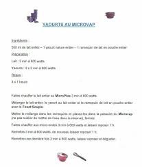 Tupperware Yaourt Au Micro Vap Recette Tupperware Tupperware Recette Tuperware