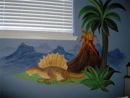 Check out all of our craft ideas related to dinosaurs for you to do with your kids. Dinosaur Mural Mural Mural Painting