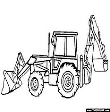 100 Free Trucks Coloring Pages Color In This Picture Of An Backhoe Loader And Others With Our Truck Coloring Pages Free Coloring Pages Tractor Coloring Pages