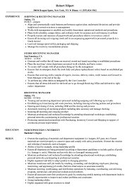 Maybe you would like to learn more about one of these? Receiving Manager Resume Samples Velvet Jobs