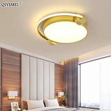 Golden Headphones Shape Modern Led Ceiling Lights For Bedroom Ceiling Lamp Fixtures Boys Girls Study Room Nursery Lighting Ceiling Lights Aliexpress