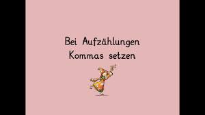 Mir ist kalt, weil ich meine jacke vergessen habe. Klasse 3 Bei Aufzahlungen Kommas Setzen Youtube