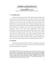 Idea ini dikemukakan kerana tunku abdul rahman ingin membentuk satu penyatuan perpaduan dari segi ekonomi. I Latar Belakang Makalah Dr Ir H Roikhan Ma Mm Pemodelan Ekonomi Islam Doc