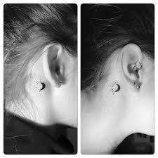 It looks great and can be easily hidden. 70 Best Behind The Ear Tattoos For Women Behind Ear Tattoos Ear Tattoo Sun Tattoos