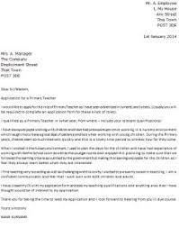 The problem could be the first im. Primary Teacher Cover Letter Teacher Cover Letter Example Application Letter For Teacher Cover Letter Teacher